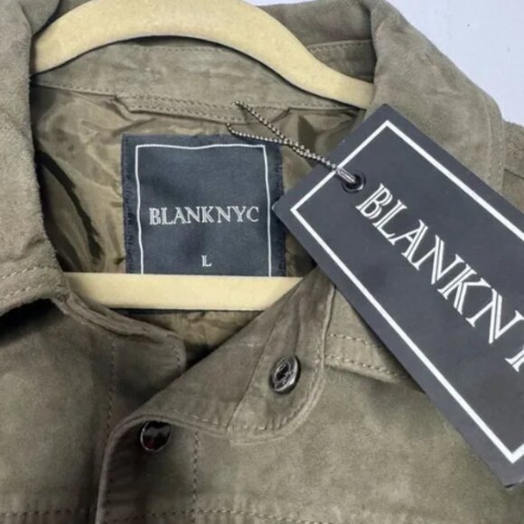 Blank NYC goatskin leather jacket men’s size large - Picture 2 of 5